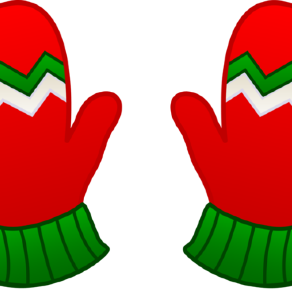 Mittens Clipart Kids Christmas Mittens Free Clip Art - Hats Coats And Mittens (1024x1024)