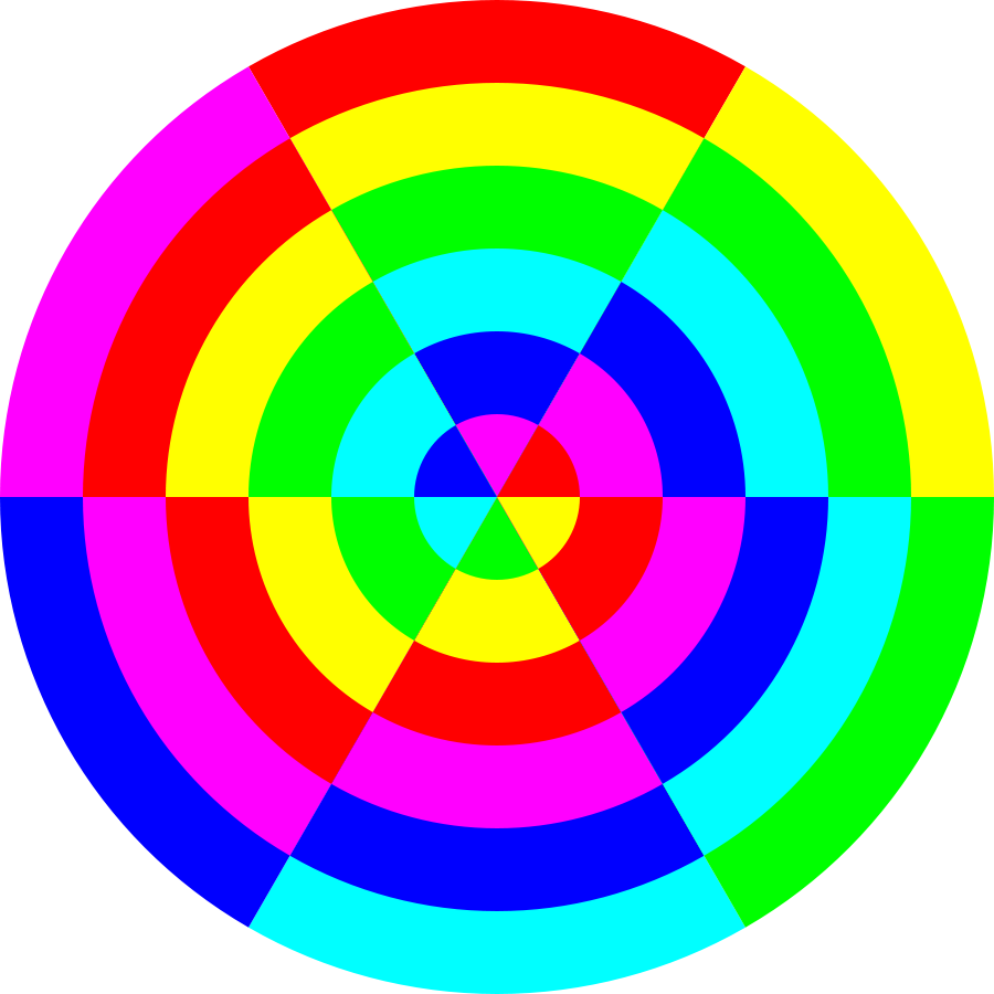 How To Set Use Scrambled 6 Color Pizza Icon Png - Clip Art (900x900)