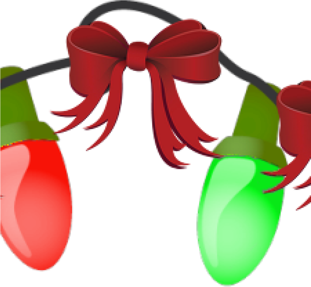 Animated Christmas Clipart Animated Christmas Lights - Ribbon Vector (1024x1024)