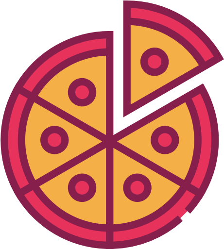 Pizza Free Icon - Wheel Vector Chariot (512x512)