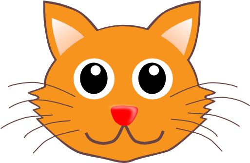 Cat Face Clip Art & Cat Face Clip Art Clip Art Images - Cat Face Clipart Png (512x512)