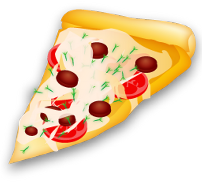 Uw Free Food - Pizza Slice Clipart Png (400x400)