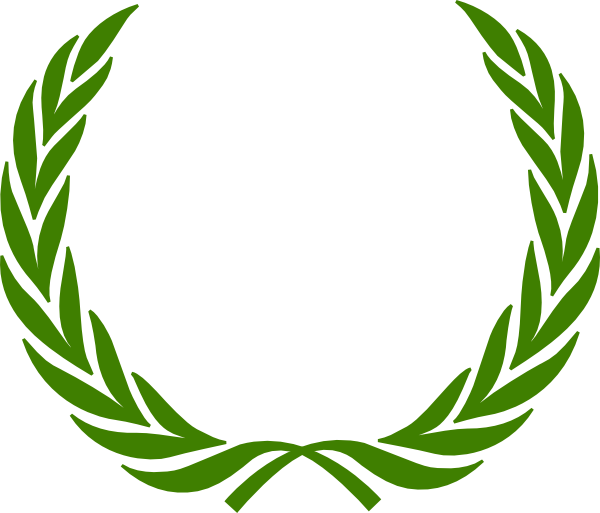 Legal Symbol Clip Art At Clker - 22 Laurel Wreath Clip Art (600x513)
