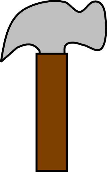 Hammer Free To Use Cliparts - Clipart Of A Hammer (372x596)