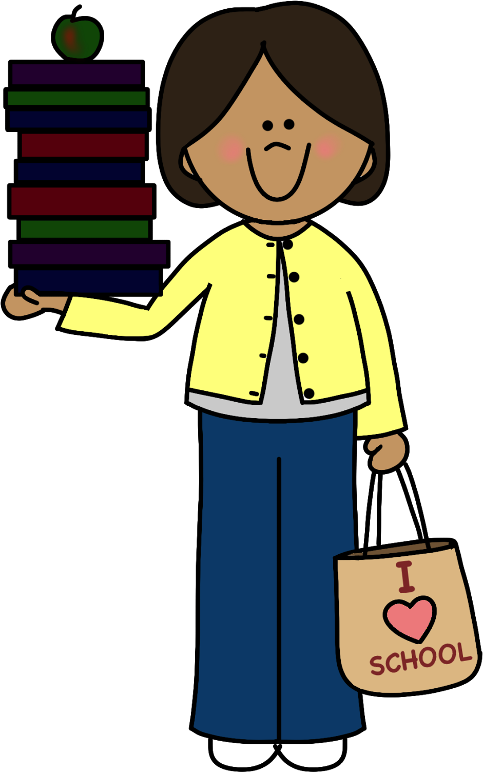 Teacher Types - Free Clip Art Teacher (1016x1600)