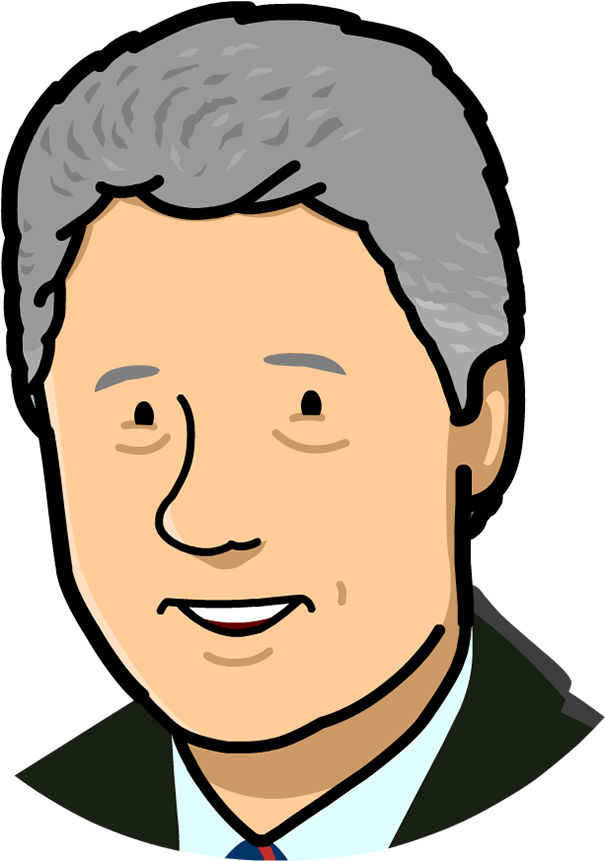 Bill Clinton Clipart - Bill Clinton (880x880)