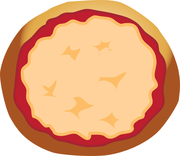 Cheese Pizza Clipart Pizza Plain Clip Art At Clker - Cheese Pizza Png Clipart (600x519)