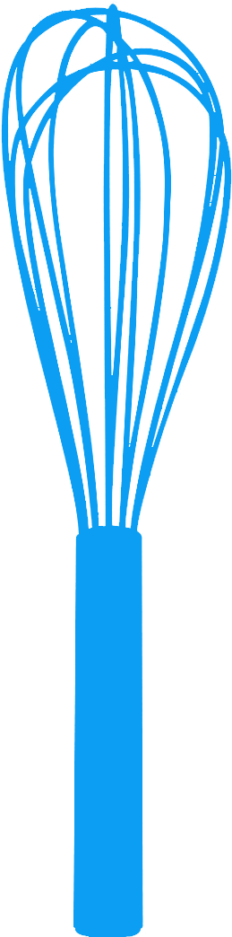 Whisk Clipart Blue - Cuisinox Baking Utensil Wsk Whisk (347x1109)