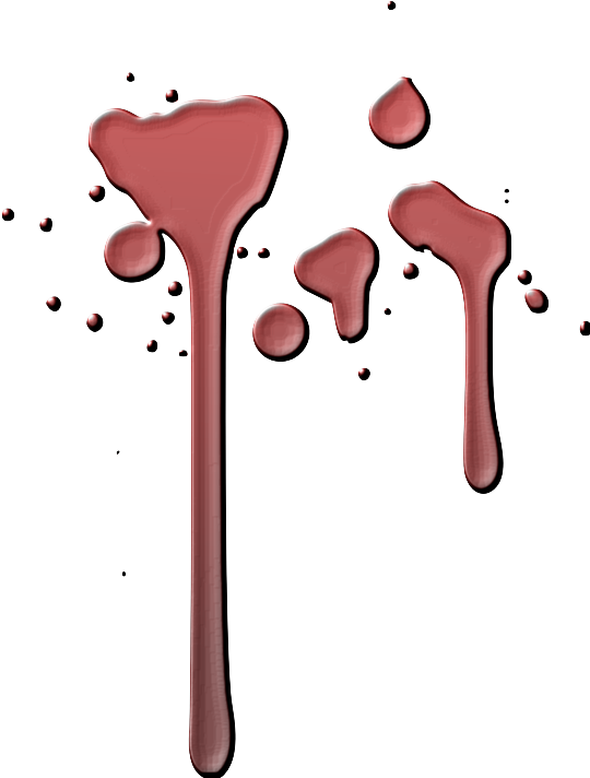 Free Blood - Blood Drops Transparent Background (609x800)