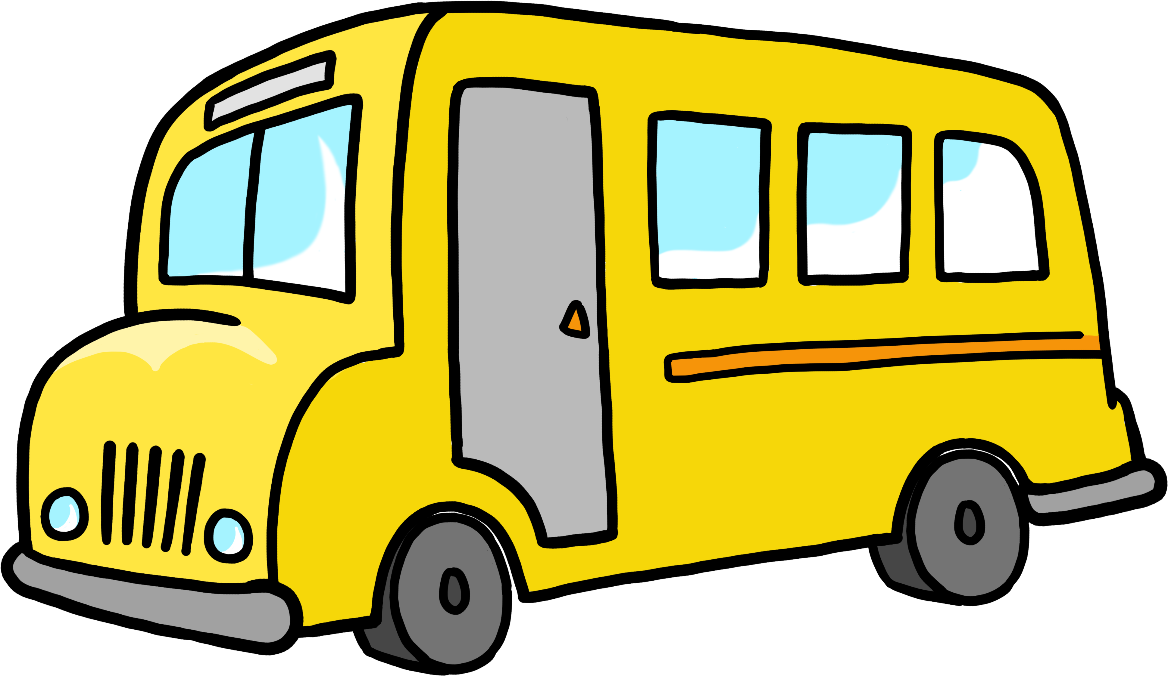 City Bus Side View Clipart - Channie's Educational Workbooks By Channie’s - Channie's (4000x3000)