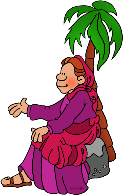 Free Clip Art By Phillip Martin - Deborah In The Bible Clipart (415x648)