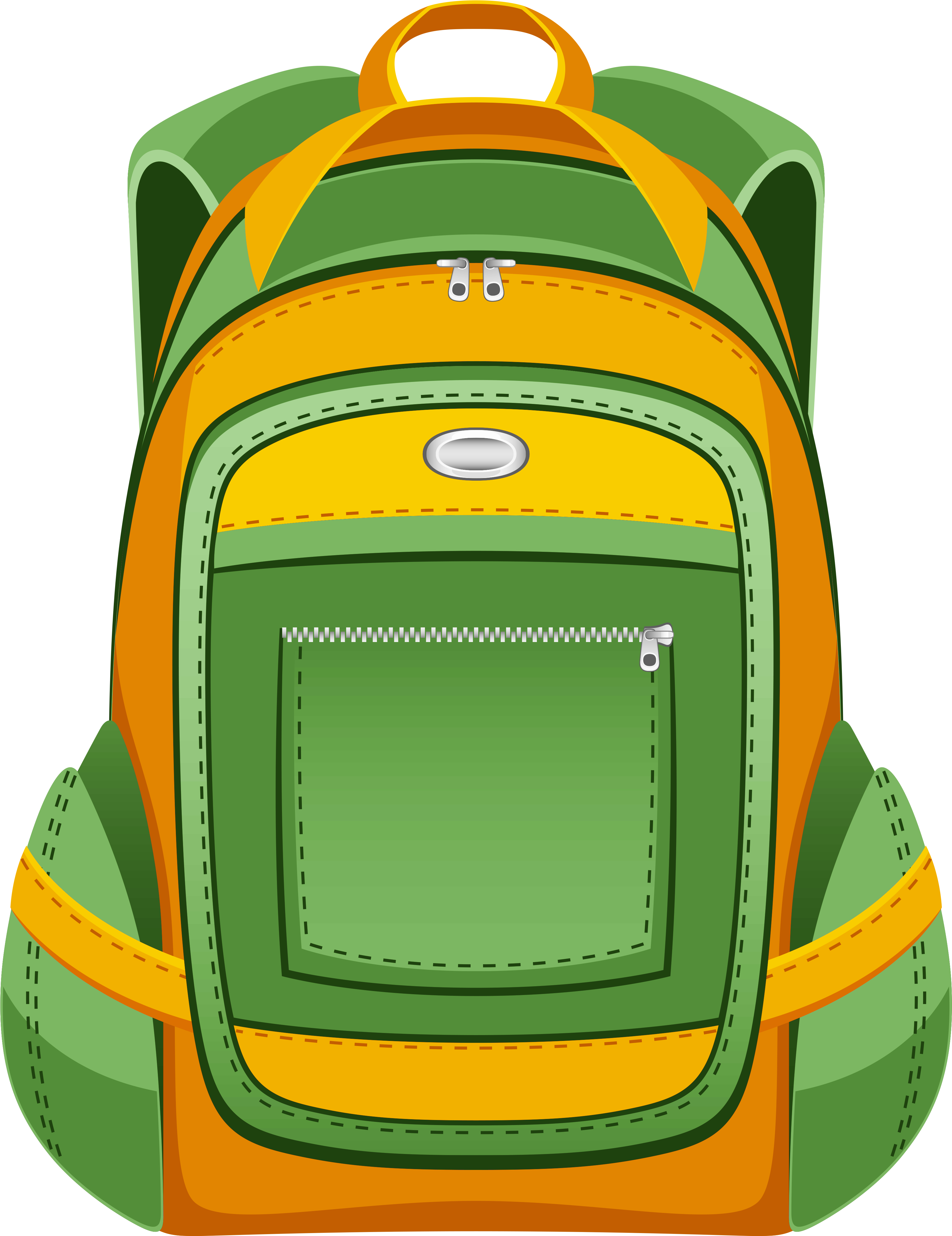 This School Backpack Clip Art Free Clipart Images 2 - Backpack Png Clip Art (3924x4992)