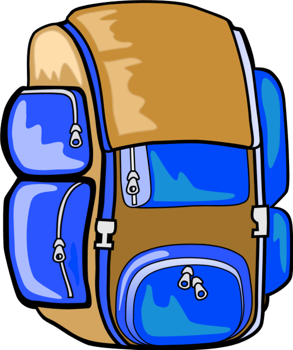 This School Backpack Clip Art Free Clipart Images Clipartcow - Backpack Clip Art (600x717)