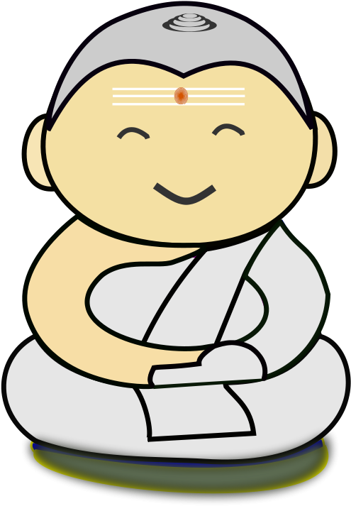 Pix For Happy Buddha Clipart - Stone Buddha Clipart (566x800)