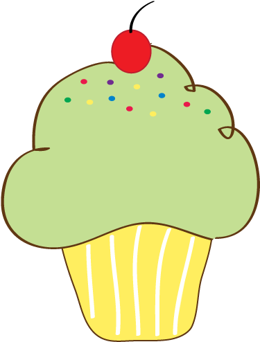 Cupcakes Clip Art Free - Cupcakes Clip Art Free (438x521)