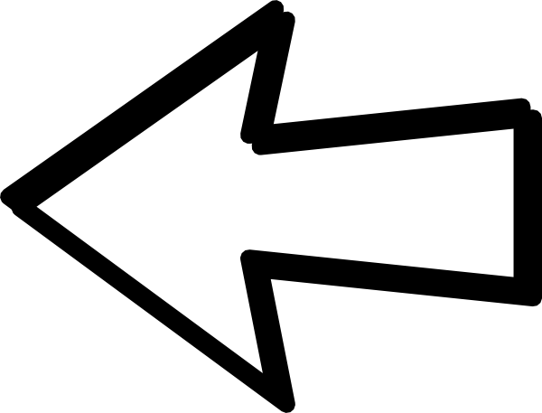 Transparent Arrow Left Clip Art At Clker Com Vector - Left Arrow No Background (600x457)