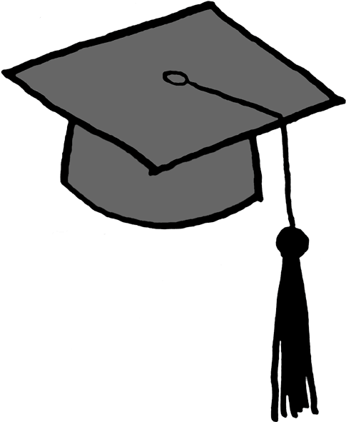 Graduation Clip Art Free Printable Free Clipart - Grad Hat Clip Art (500x599)