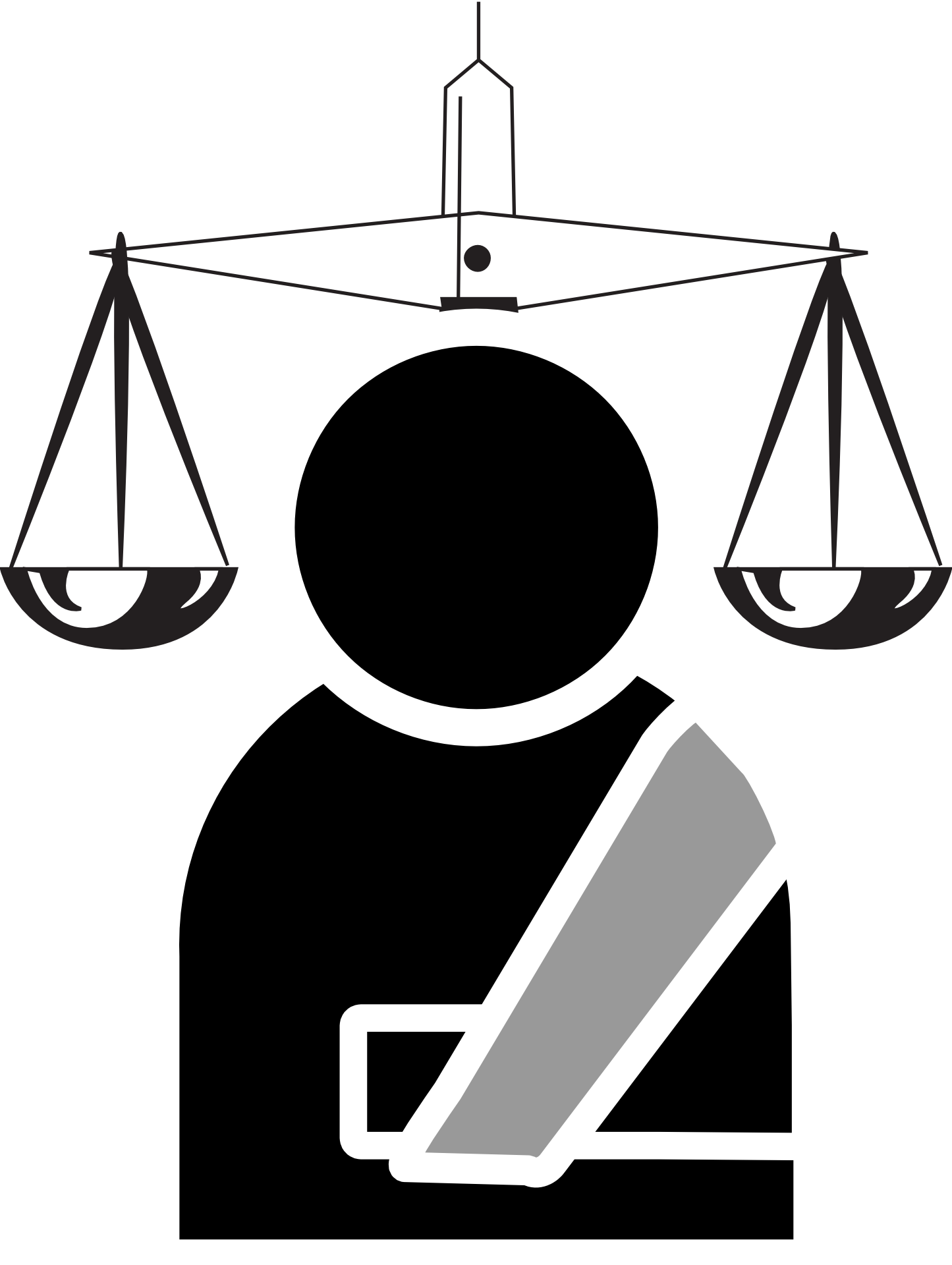 Lawyer Clipart (1445x1920)