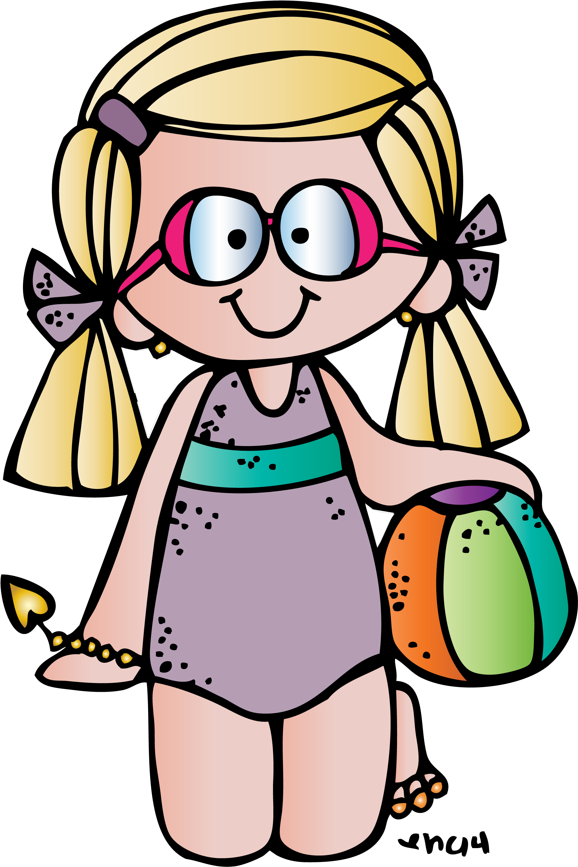 Art Kidsclip - Melonheadz Summer Clipart (2013x3000)