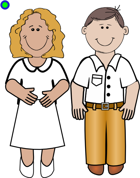 Man And Woman Clip Art At Clker - Cartoon Man In Suit (492x599)