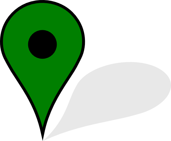 This Free Clip Arts Design Of Google Maps Pin Green - Google Map Pin Green (600x495)