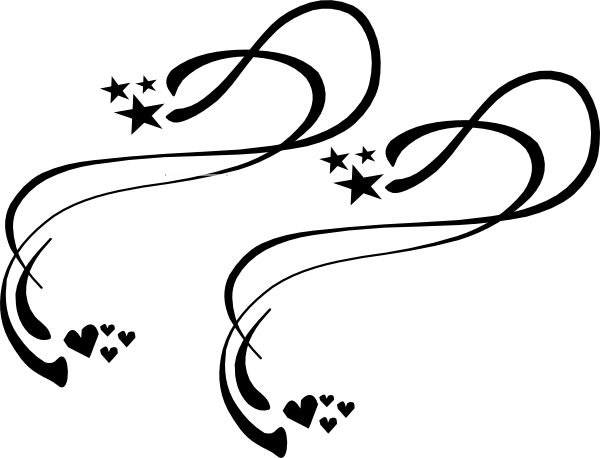 Flower Borders Clip Art Free - Lines, Vines And Trying Times (600x458)