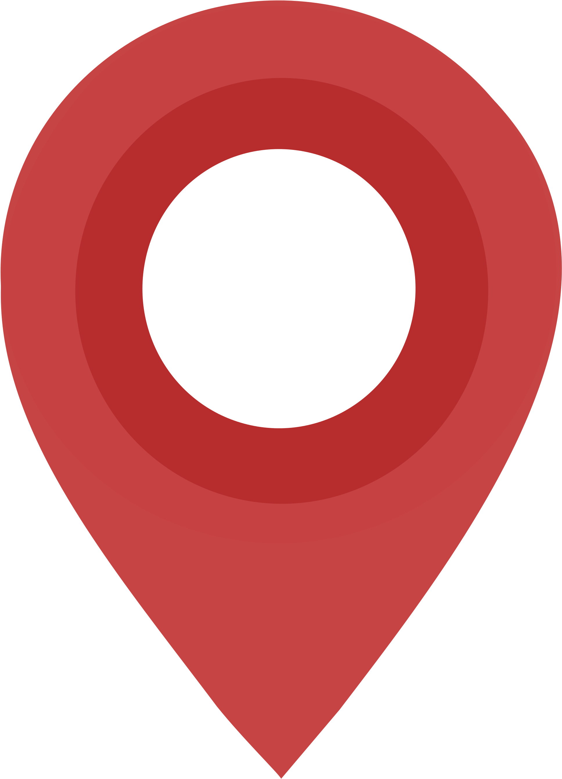 Icon Map Pin - Google Maps Icons Png (2000x2723)