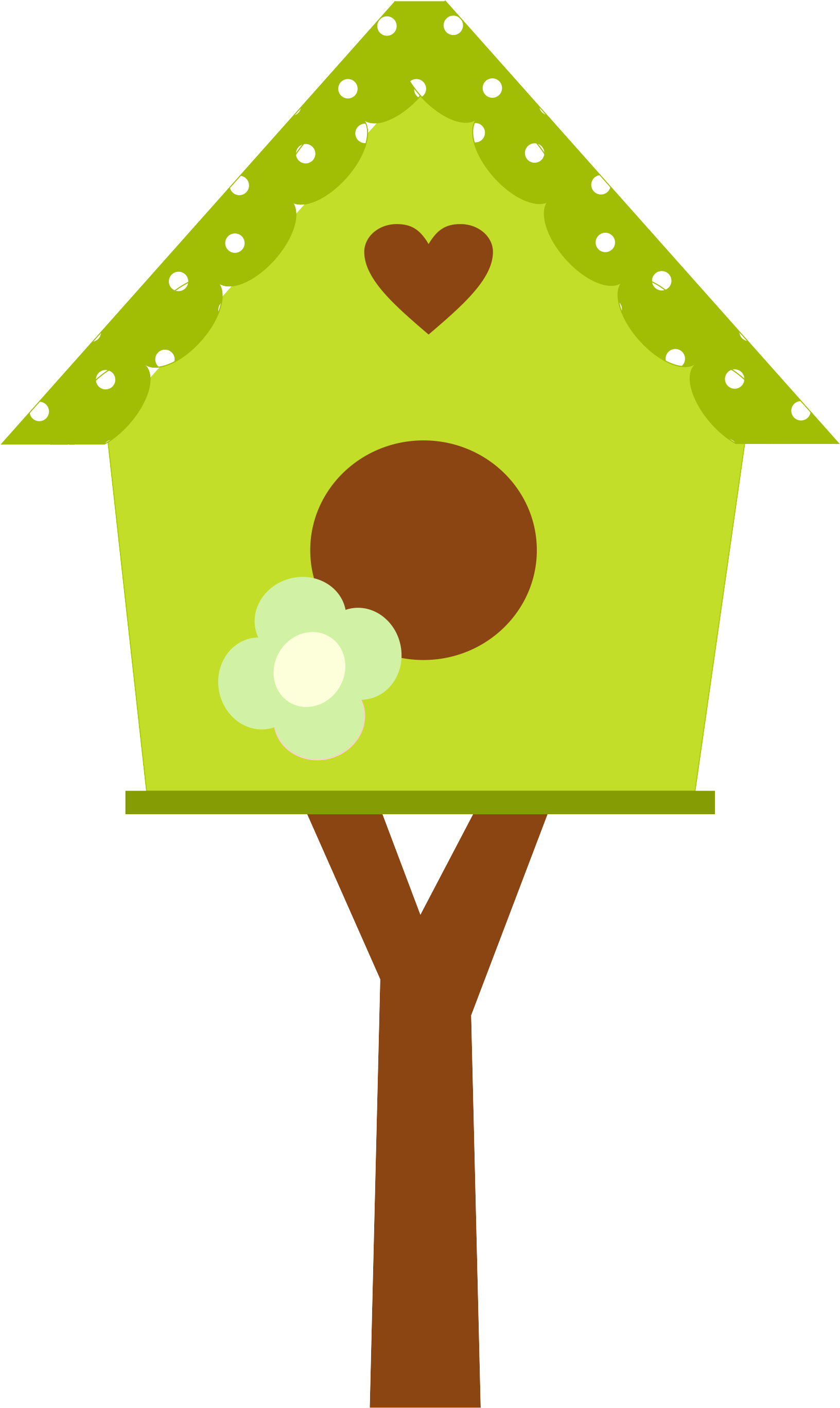 Explore Bird Houses, Clip Art And More - Casinha De Passarinho Desenho (1632x2734)