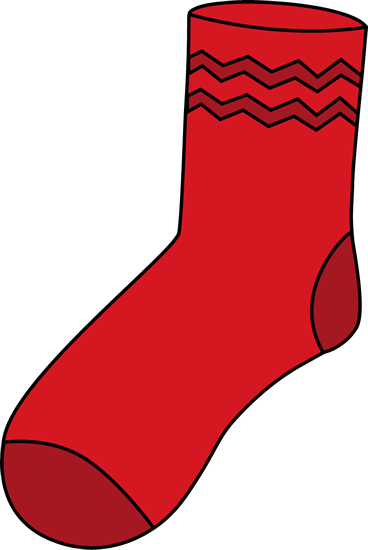 Socks Sock Clipart Free Clipart Image 4 Image - Red Sock Clipart (368x550)