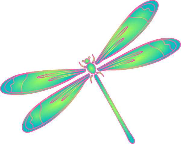 Dragonfly Clipart - Clip Art Dragon Fly (600x477)