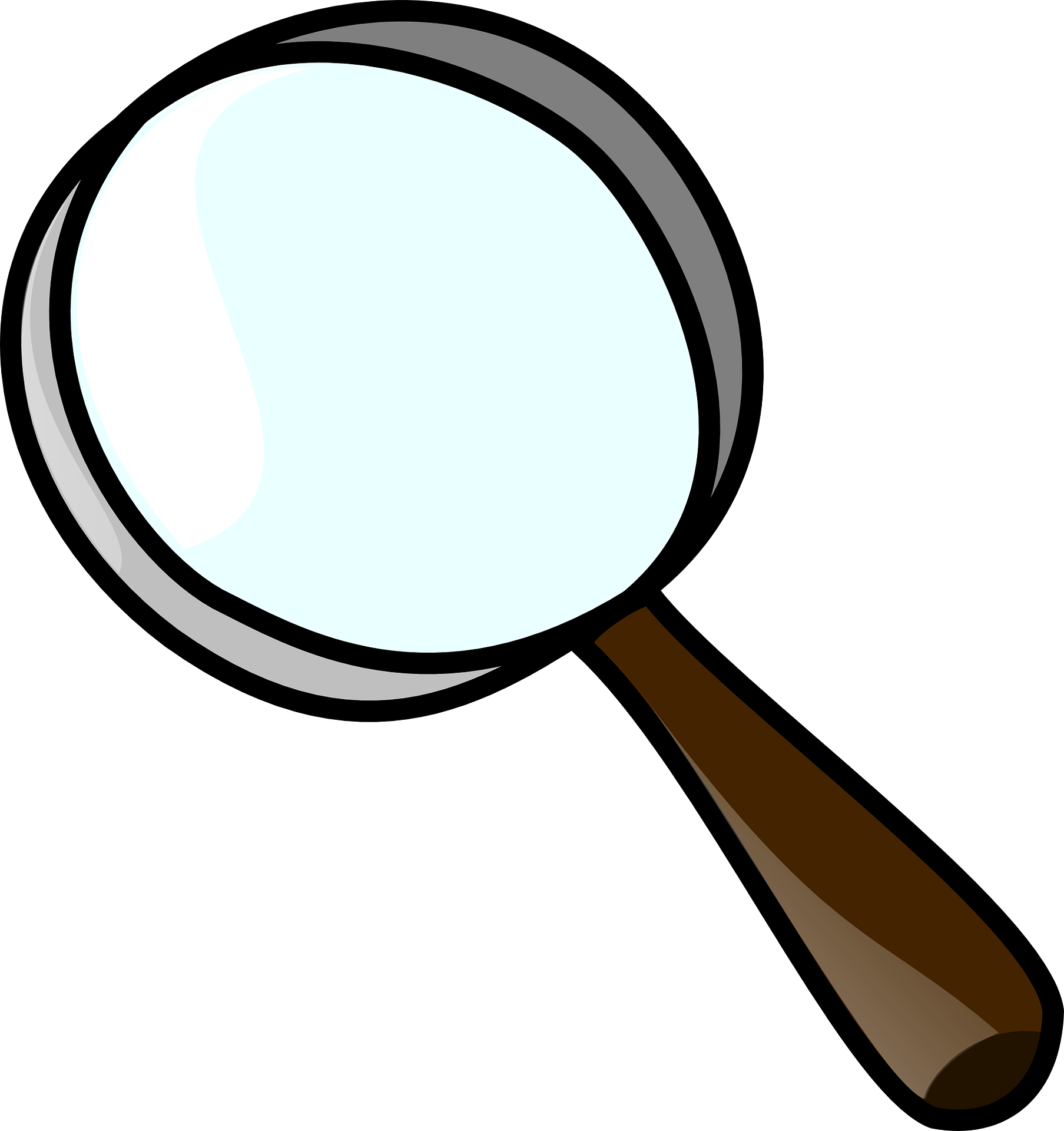 Magnifying Glass Clip Art - Magnifying Glass Clipart (1807x1920)