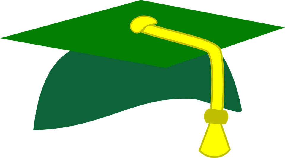 Graduation Cap Legal Edison High School - Graduation Hat Clip Art (1280x709)