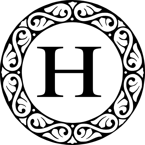 Monogram Clipart Letter A Monogram Clip Art At Clker - Fancy Letter T (1024x1024)