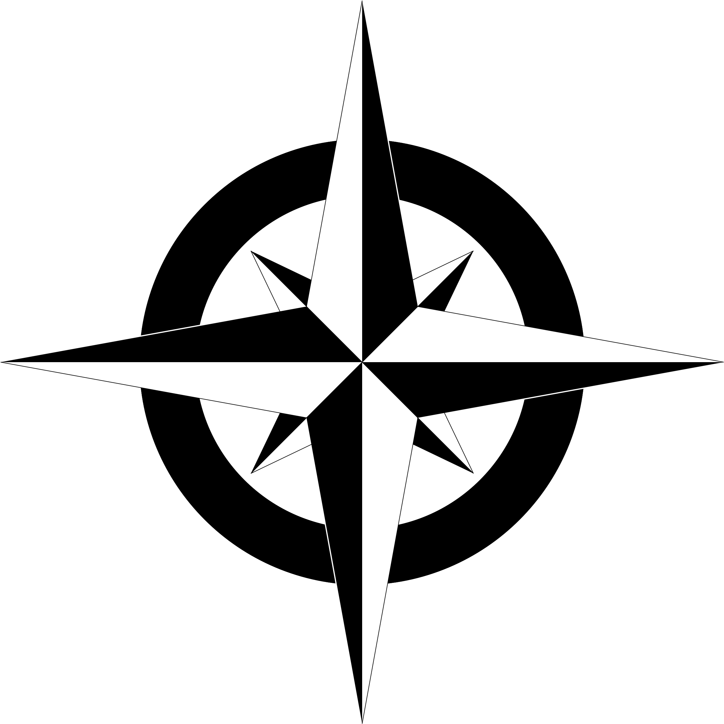 Clipart Compass Rose Free - School Of Performing Arts (2400x2400)