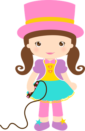 Selma De Avila Bueno - Palhacinha Circo Rosa Png (286x440)