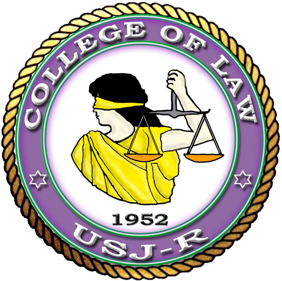 Null - University Of San Jose Recoletos School Of Law Logo (1000x1000)