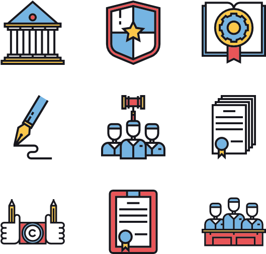 Law & Copyright 59 Icons - Icon (600x564)