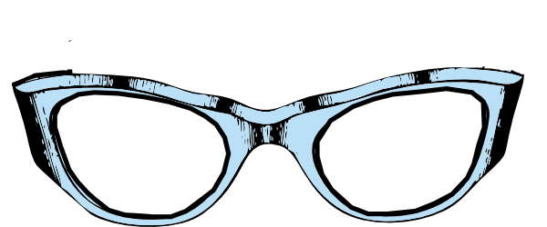 Goggle Clip Art - Glasses Clip Art (600x250)