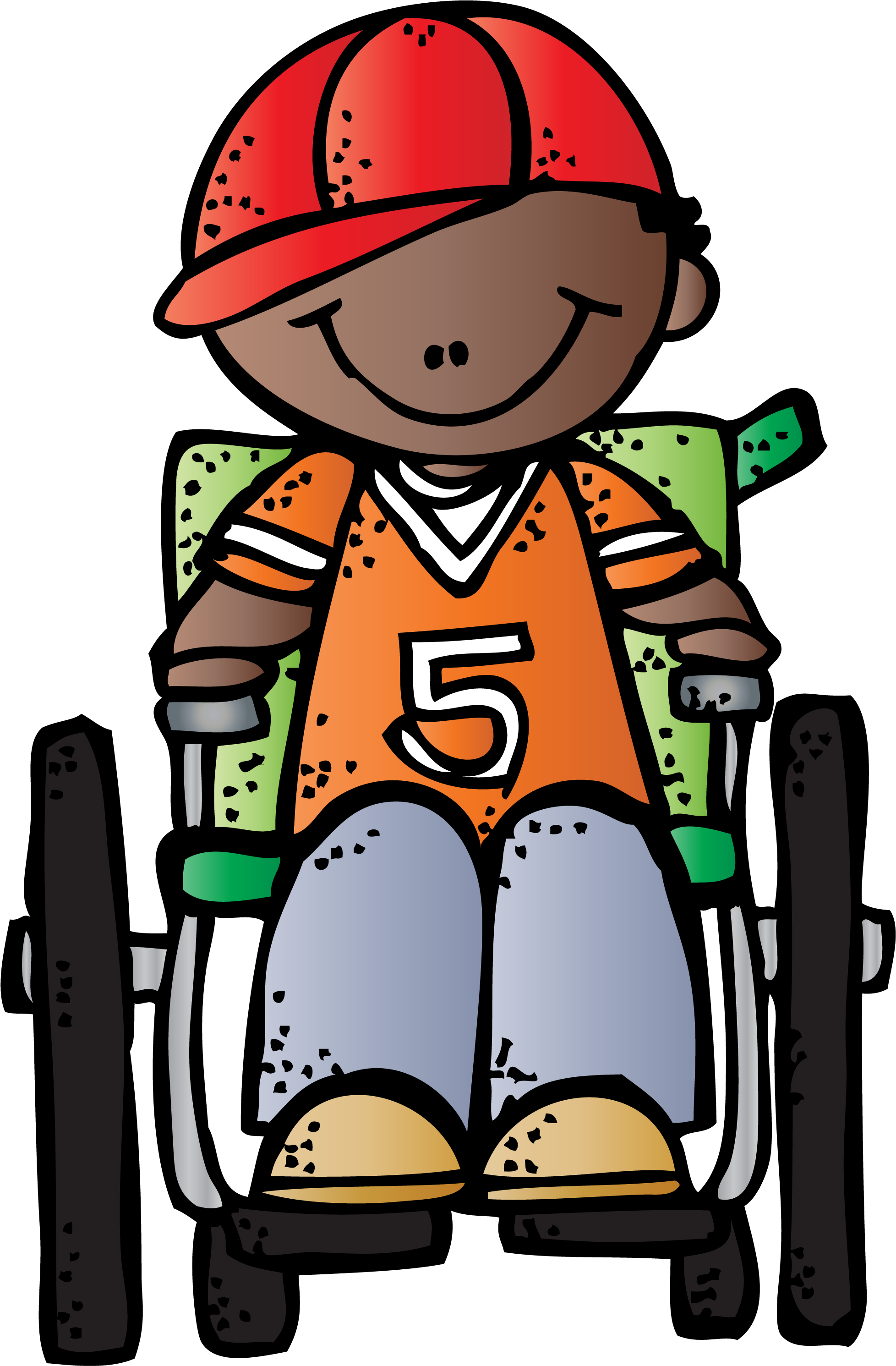 Lds Clipartschool - Wheelchair Boy Clipart (1982x3000)