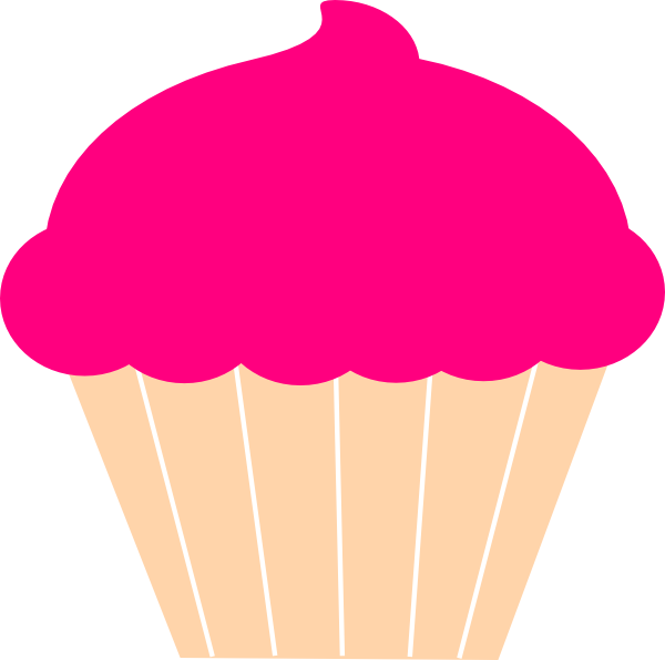 Cupcake Clipart Outline Cupcake Clip Art At Clker Vector - Muffin Vector Png (600x596)