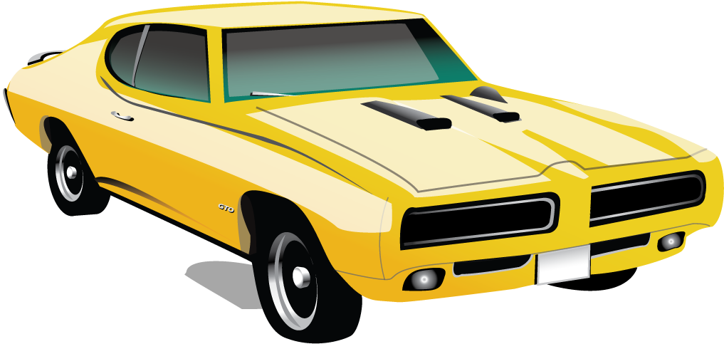 Muscle Car Pontiac Gto Icon Classic American Cars Iconset - Muscle Car Clipart Free (1024x1024)