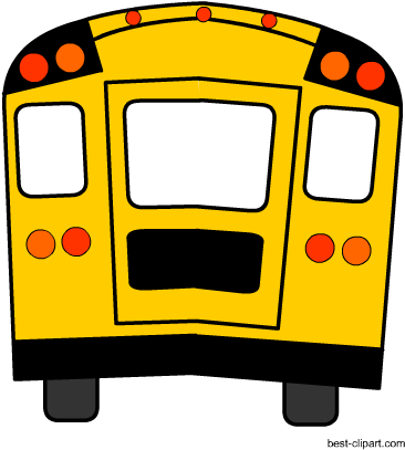 School Bus Back Free Clip Art - School (450x450)