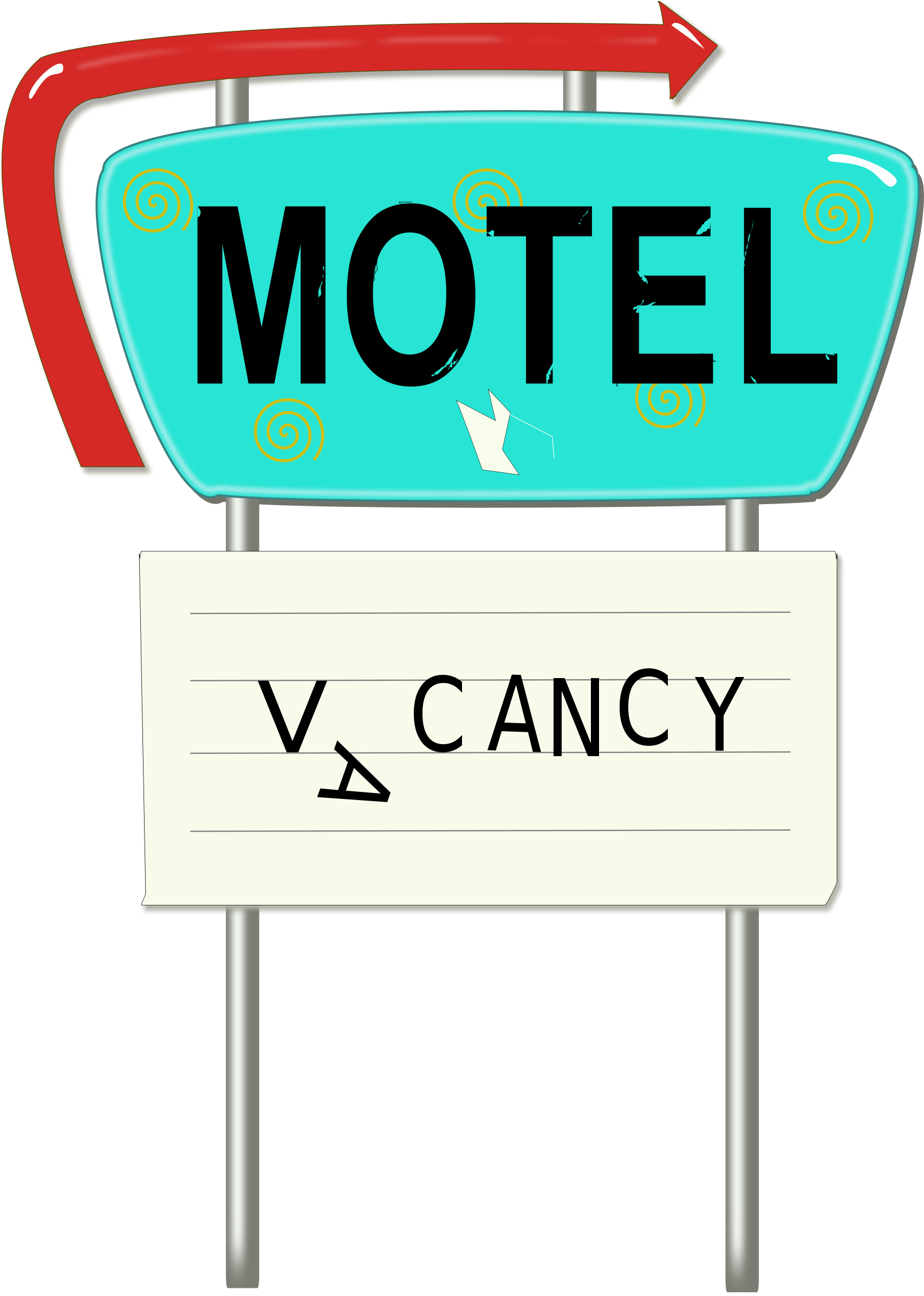 Cabin Clip Art - Motel Clipart (1706x2400)