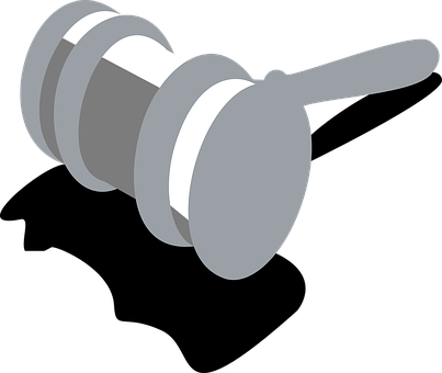 Hammer Judge Justice Shadow Fate Gray Deci - Martillo Justicia Vector (855x720)