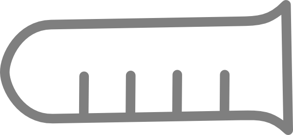 Warm Test Tube Clipart Clip Art At Clker Com Vector - Test Tube Clipart Black And White (600x277)