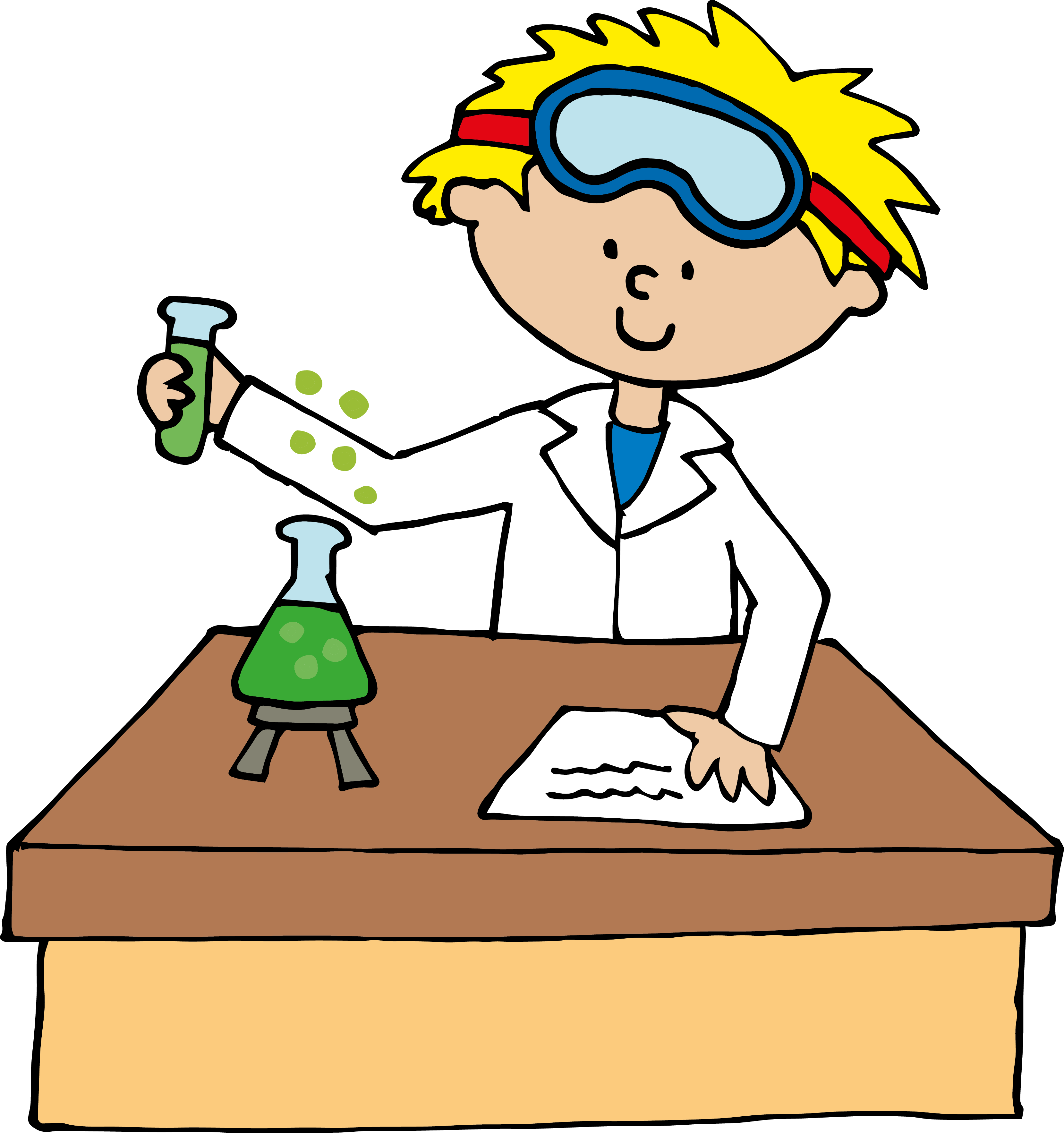 Clip Art School Science Clipart - Laboratory (3317x3532)