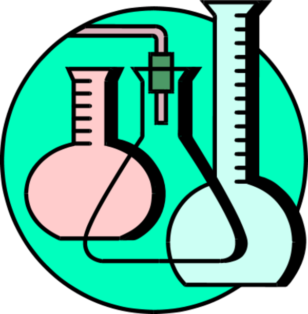 Chemistry Clip Art Chemistry Clipart Fans - Chemistry Lab Experiment Clipart (600x612)