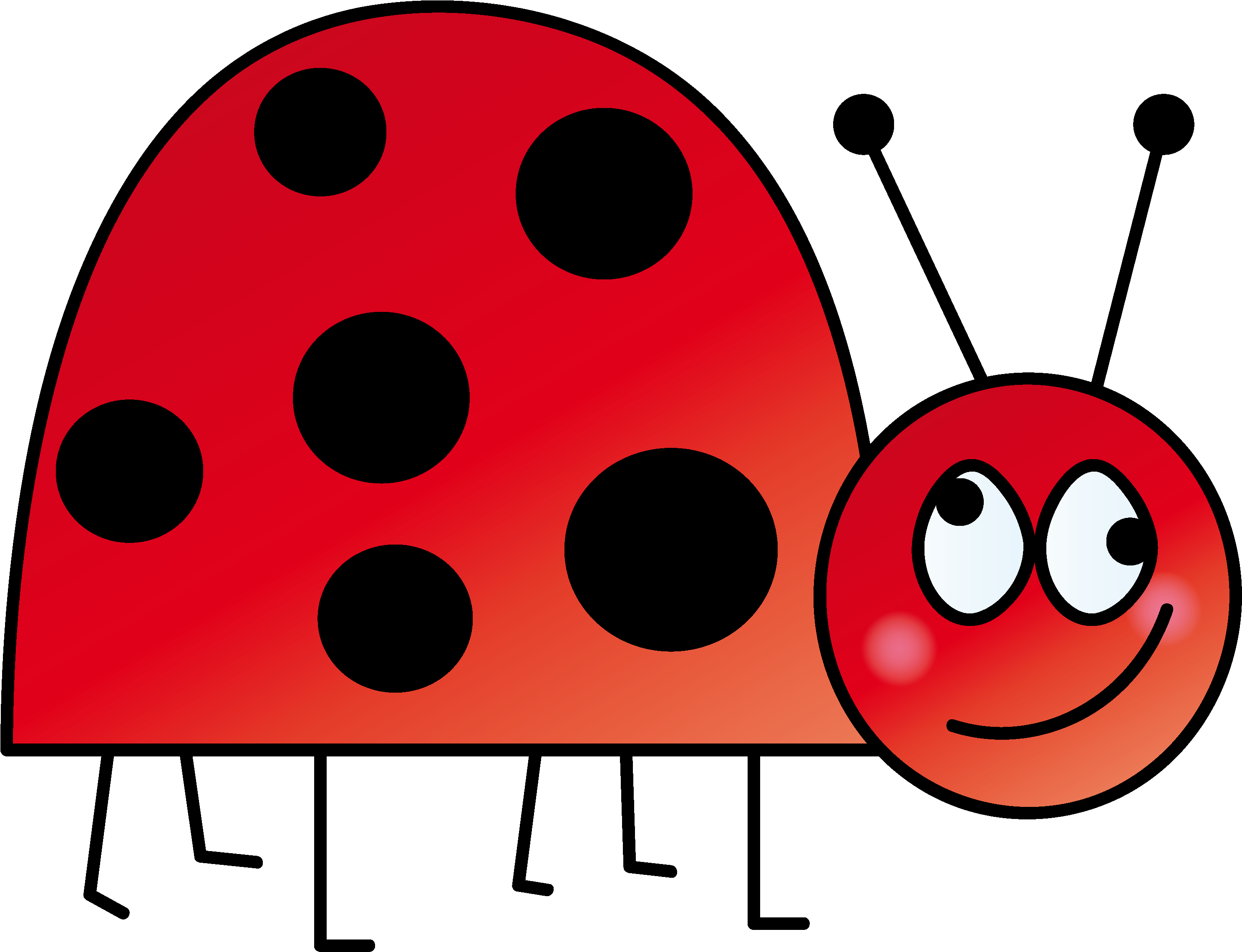 Clip Art - Ladybug (3056x2421)