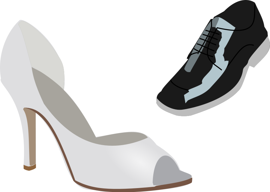 Wedding Cake Clipart, Vector Clip Art Online, Royalty - Clip Art Dress Shoes (900x639)