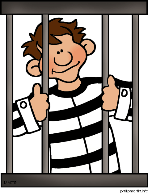 Rime Clipart Speedy Trial - Criminal Clipart (503x648)